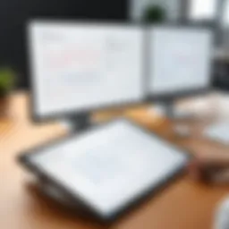 A comparison chart of digital whiteboarding tools