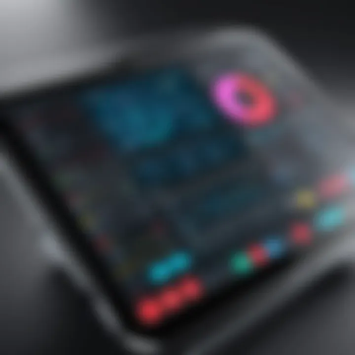 User interface of an alternative to Jamboard