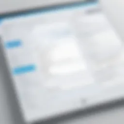 User-friendly interface of fillable forms software