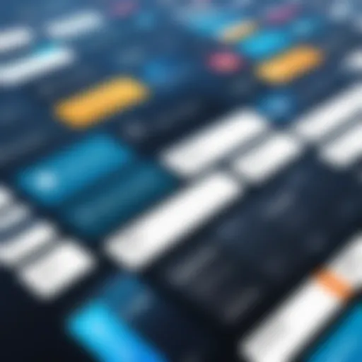Diverse ticketing platform interfaces