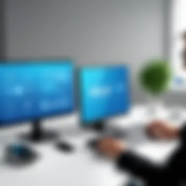 Understanding VoIP Technology Visual representation of VoIP technology in communication
