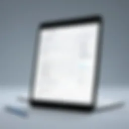 A user interface of a popular note-taking application