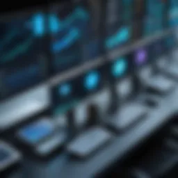A diverse array of trading platforms showcasing user interfaces