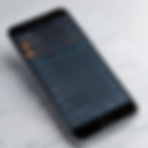 A digital interface showcasing canvassing app features