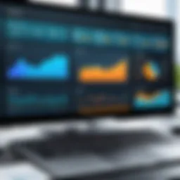 Digital dashboard showcasing incident management statistics