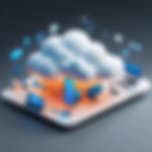 Visualization of cloud architecture for intranets