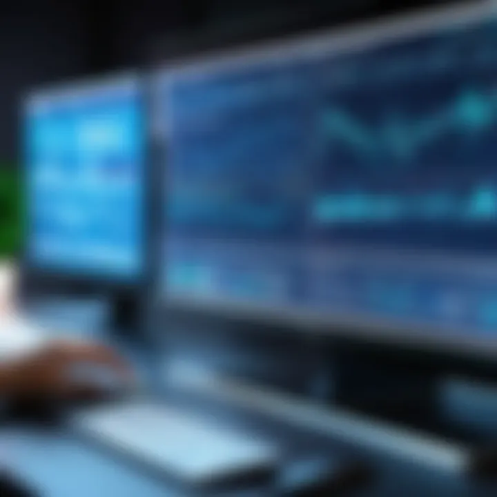Graph showcasing network monitoring tools in action