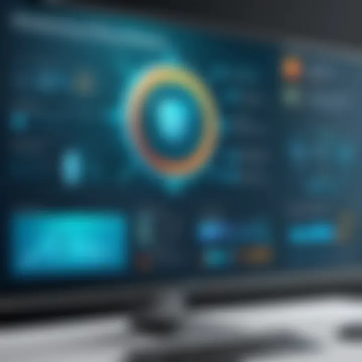 An infographic illustrating the benefits of various antivirus solutions