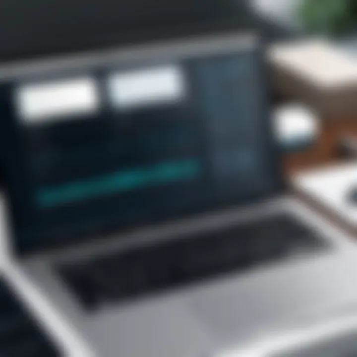 User interface showcasing advanced EMR dictation functionalities
