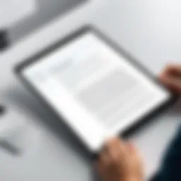 Illustration of digital signature process