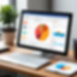 A detailed dashboard showcasing social media analytics