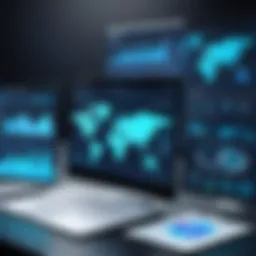 Visual representation of business intelligence concepts