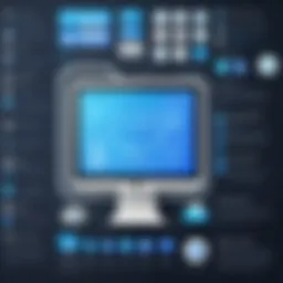 An infographic showcasing various screen sharing tools and their features