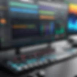 Interface of a popular audio production software for Windows