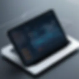 Visual representation of a learning delivery platform interface
