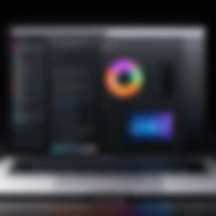 A user interface of a popular macOS security software