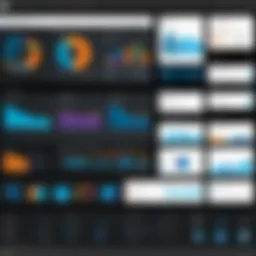 User interface of Microsoft Navision ERP showcasing dashboard functionalities