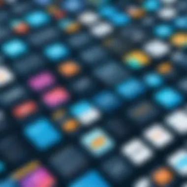 A conceptual illustration showcasing diverse content types managed by CMS