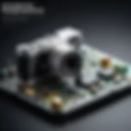 Visual representation of key features in photography platforms