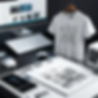Innovative Design Tools for Custom T-Shirts Creative t-shirt design software interface showcasing unique customization options