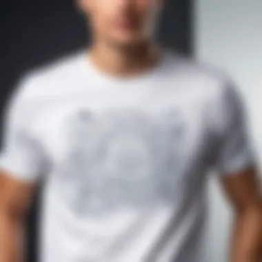 User-Centric Features in T-Shirt Design Applications Illustration of user-friendly features in t-shirt design applications
