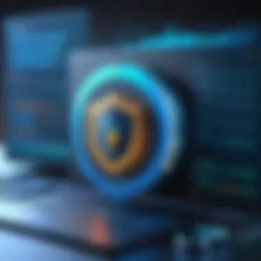 Illustration of data security features