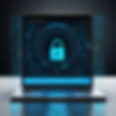 Understanding Data Security in Password Recovery Illustration of data security and recovery process