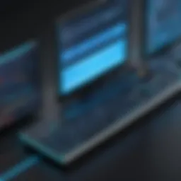 Visual representation of a command bar layout in software applications