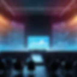 A dynamic atmosphere of a software business conference