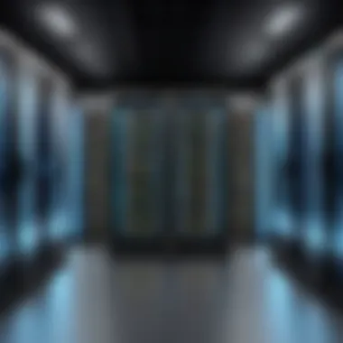 Graph illustrating the advantages versus challenges of shared data centers