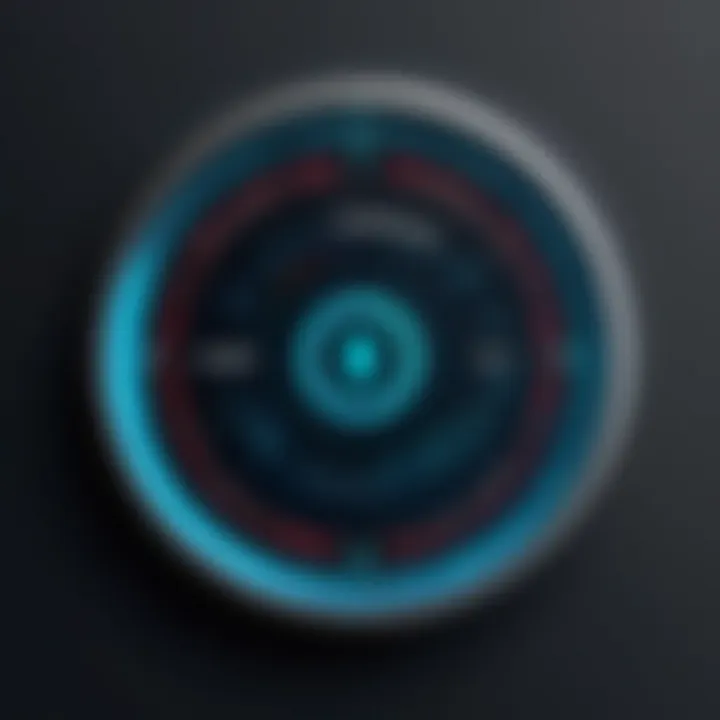 Graphic representation of password strength indicators