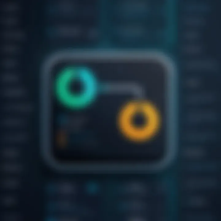 Visual guide on the user interface of a popular password management app
