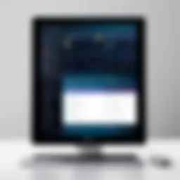 A detailed interface of retail banking software displaying various functionalities.