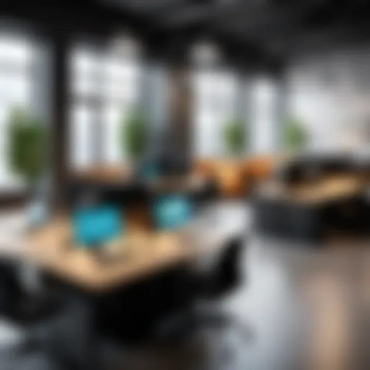 Diverse coworking amenities and features
