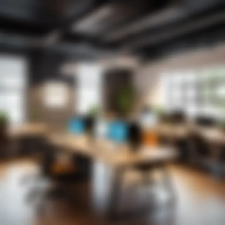 Inspiring coworking atmosphere