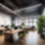 Stylish coworking space design