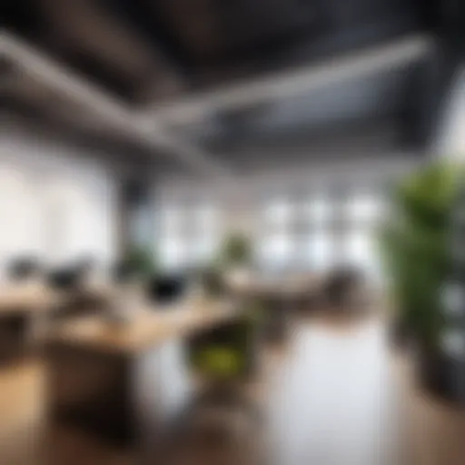 Stylish coworking space design