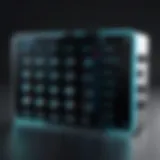 A sophisticated interface of an Aspect dialer showcasing various features