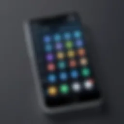 A smartphone displaying various ringtone apps