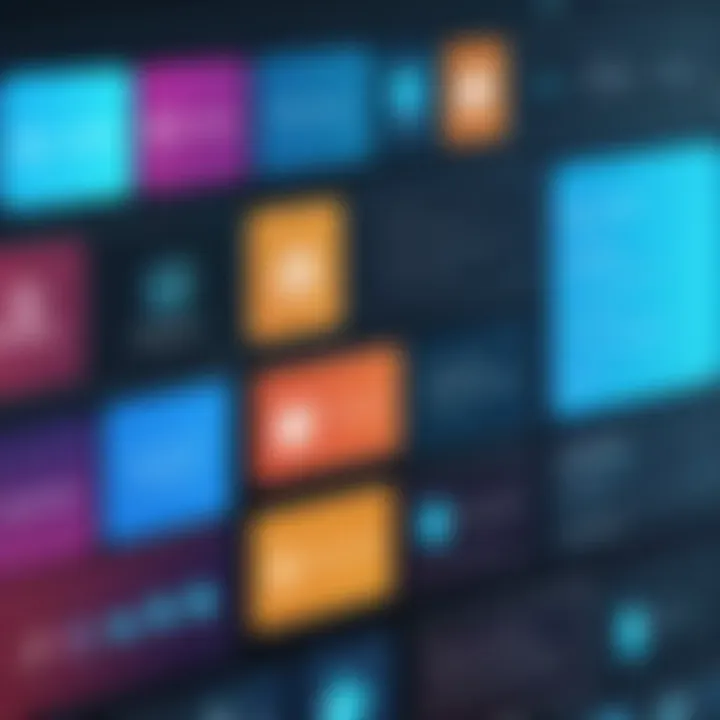An abstract representation of software solutions catering to diverse needs.