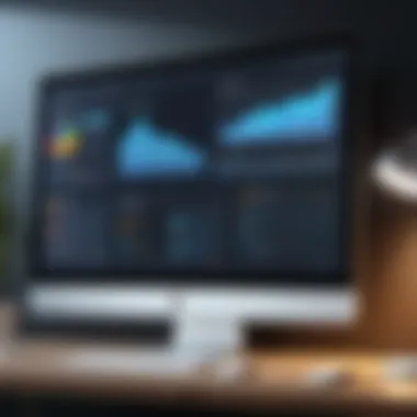 A comprehensive software review dashboard showcasing ratings and features.