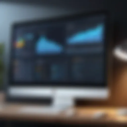 A comprehensive software review dashboard showcasing ratings and features.