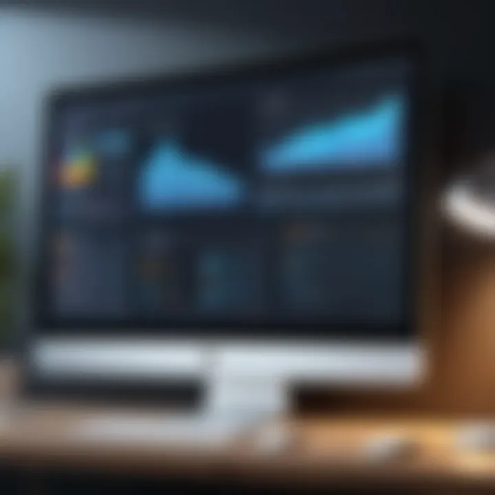 A comprehensive software review dashboard showcasing ratings and features.