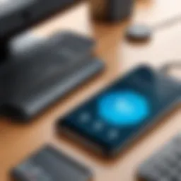 Workspace One Mobile interface showcasing device management features