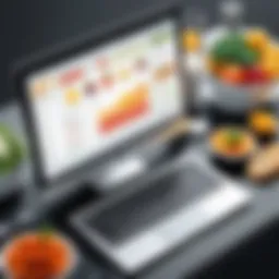 Sophisticated interface of Genesis Food Software