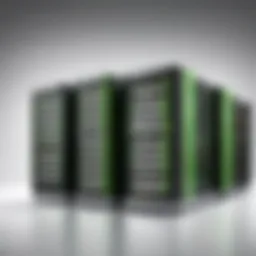 Visual representation of hosted QuickBooks server architecture