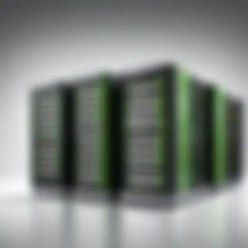 Visual representation of hosted QuickBooks server architecture