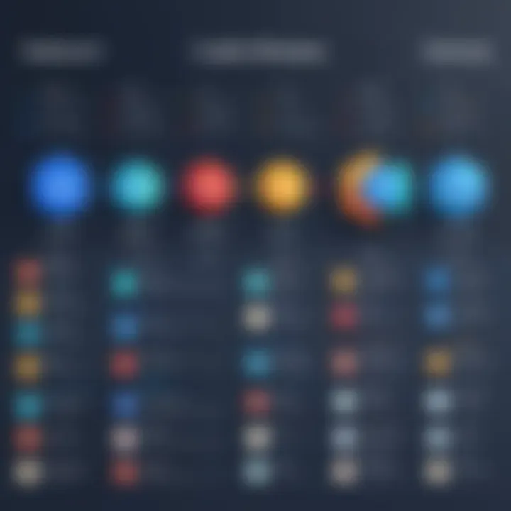 Comparison chart detailing strengths and weaknesses of Hubstaff