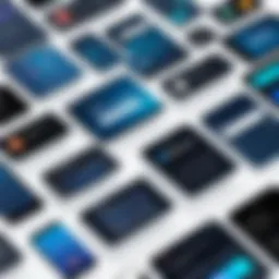 A visual representation of various e-commerce platforms