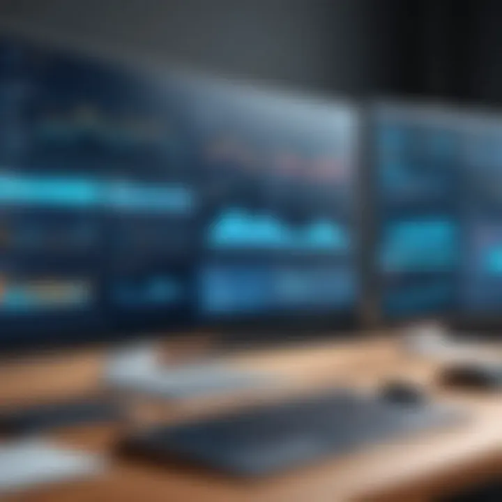 A visually engaging dashboard showcasing various online courses